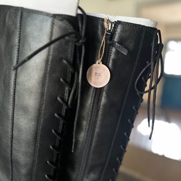 Women's 9.5M - Sofft Sharnell II Leather Lace Up Boots - NEW IN BOX - Picture 5 of 6